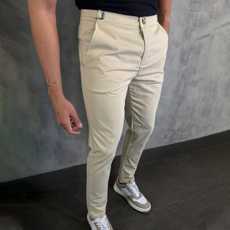 Men’s Slim Fit 4-Way Stretch Smart Trousers
