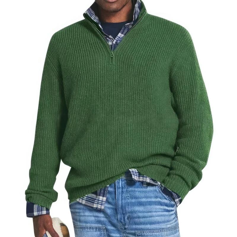 Men’s Zip Collar Sweater