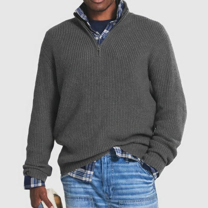 Men’s Zip Collar Sweater