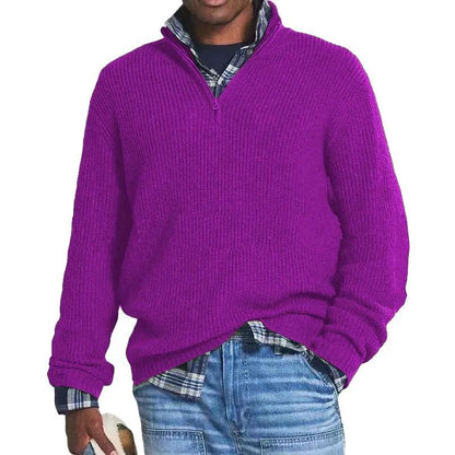 Men’s Zip Collar Sweater