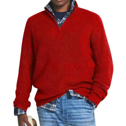 Men’s Zip Collar Sweater