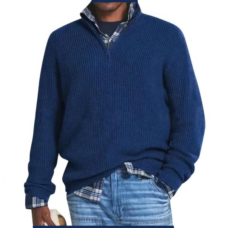Men’s Zip Collar Sweater