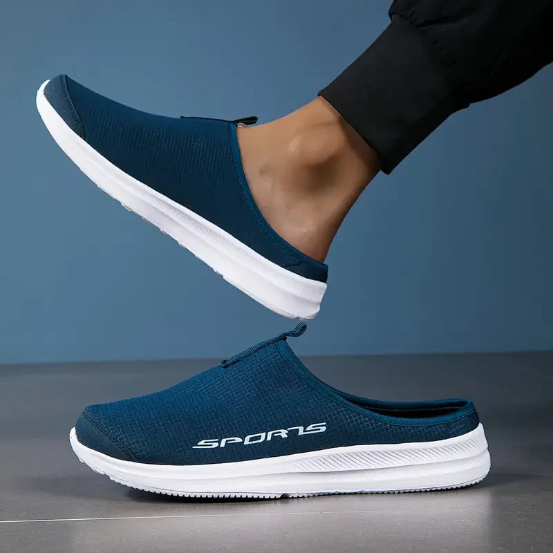 Men’s Breathable Sport Slip-On Slippers