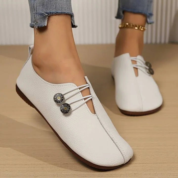 🔥Last Day Promotion 50% OFF - Women's Casual Lightweight Leather Orthopaedic Shoes