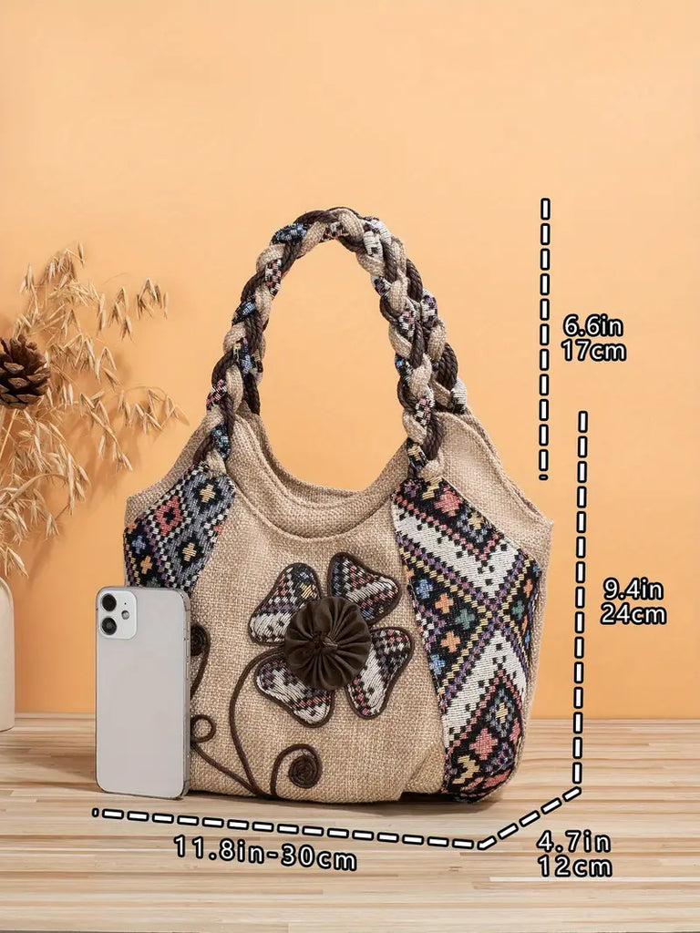 Vintage Embroidered Women's Bag