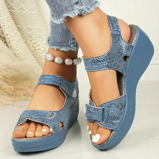 Women’s Adjustable Strap Comfort Platform Sandals