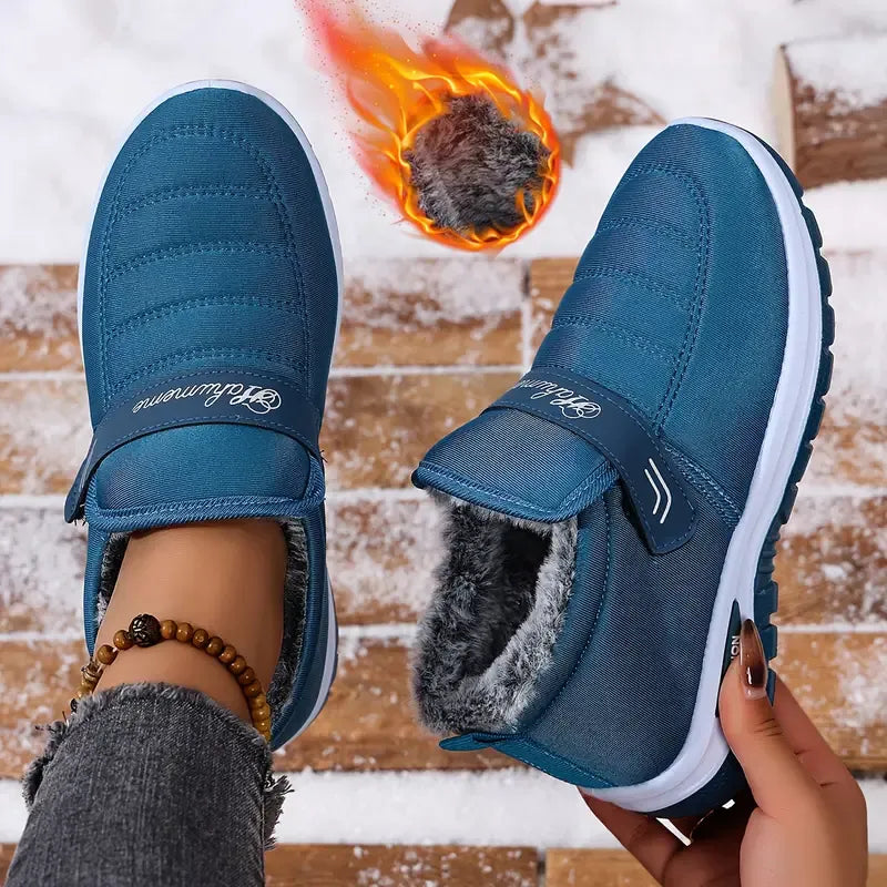 Women’s Non-Slip Winter Warm Slip-On Orthopaedic Trainers