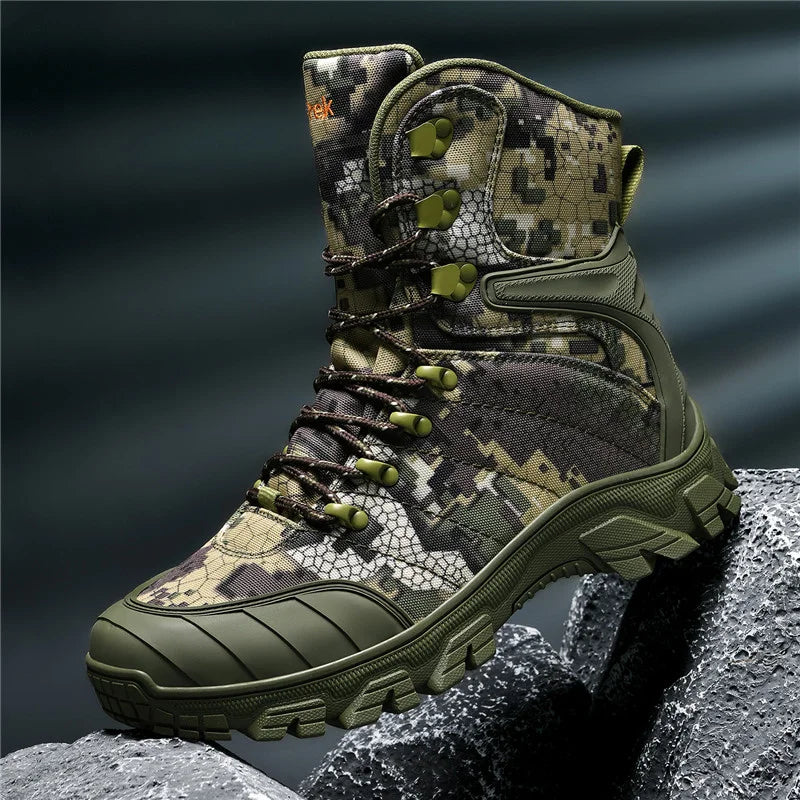 Men’s Waterproof Anti-Slip Tactical Work & Field Boots
