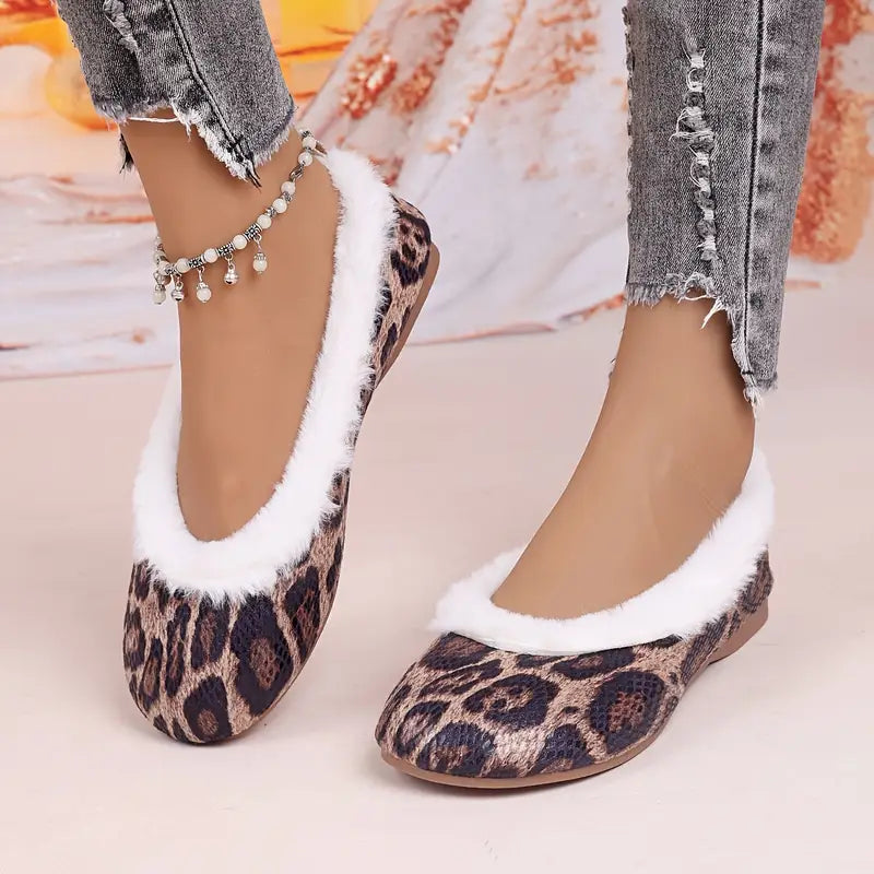 Women’s Mary Jane Plush-Lined Winter Flats