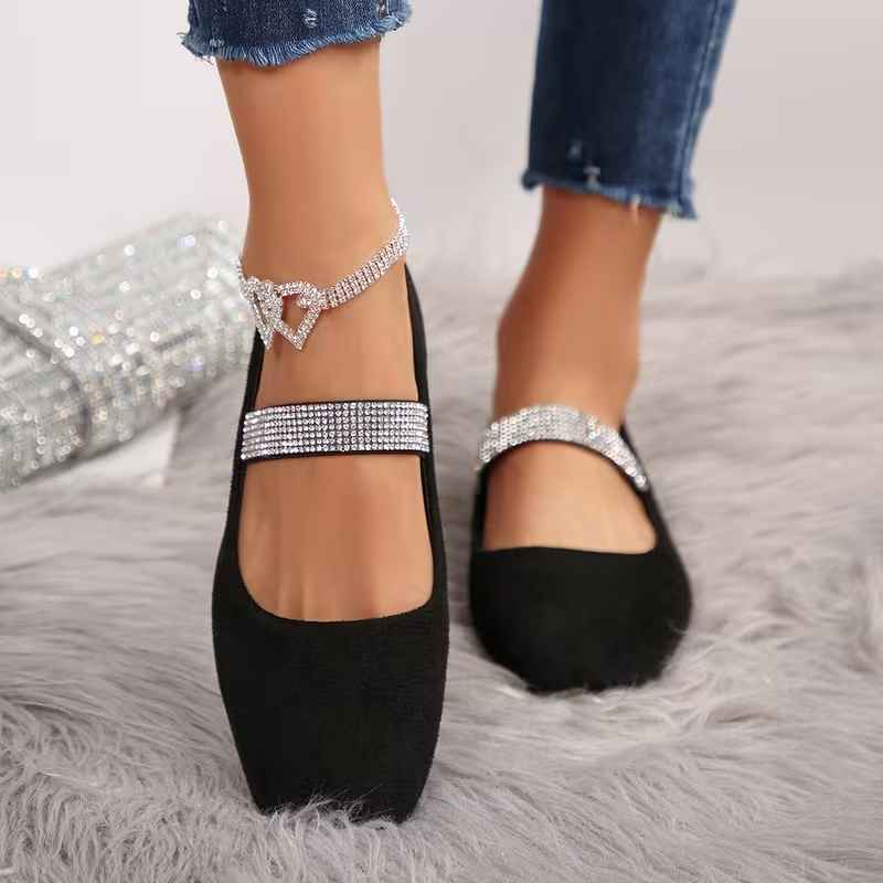 Women’s Minimalist Pointed-Toe Slip-On Everyday Shoes