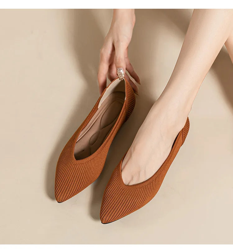 Elegant Pointed Ballet Flat For Women