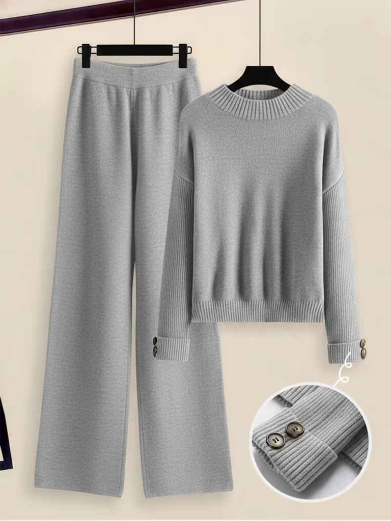 Women’s Side-Stripe Knit Lounge Co-Ord Set