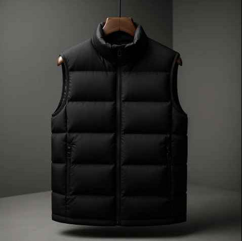 Men’s Padded Technical Zip-Pocket Layering Vest