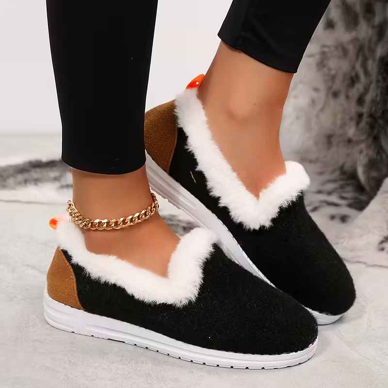 Women’s Cosy Plush-Lined Winter Penny Loafers