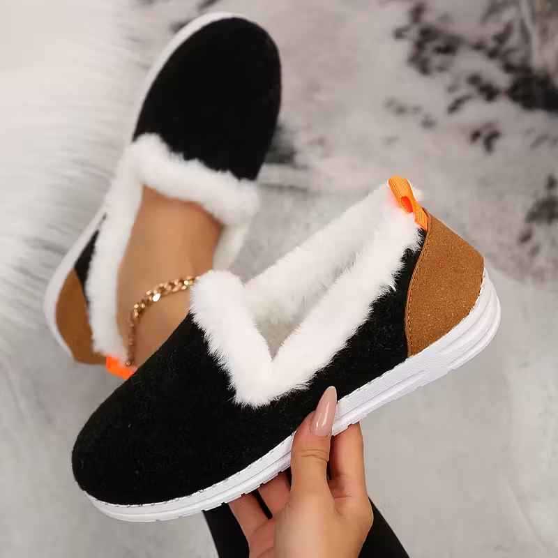 Women’s Cosy Plush-Lined Winter Penny Loafers