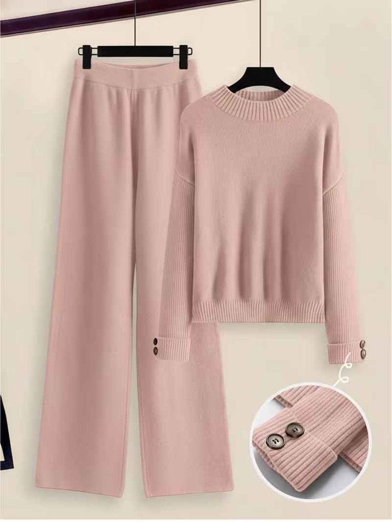 Women’s Side-Stripe Knit Lounge Co-Ord Set