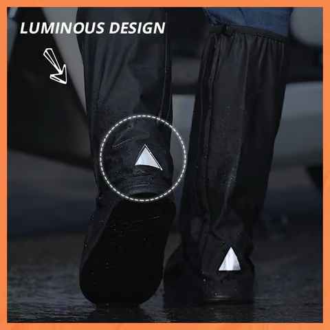 All-Weather Waterproof Boot Covers with Reflective Zip