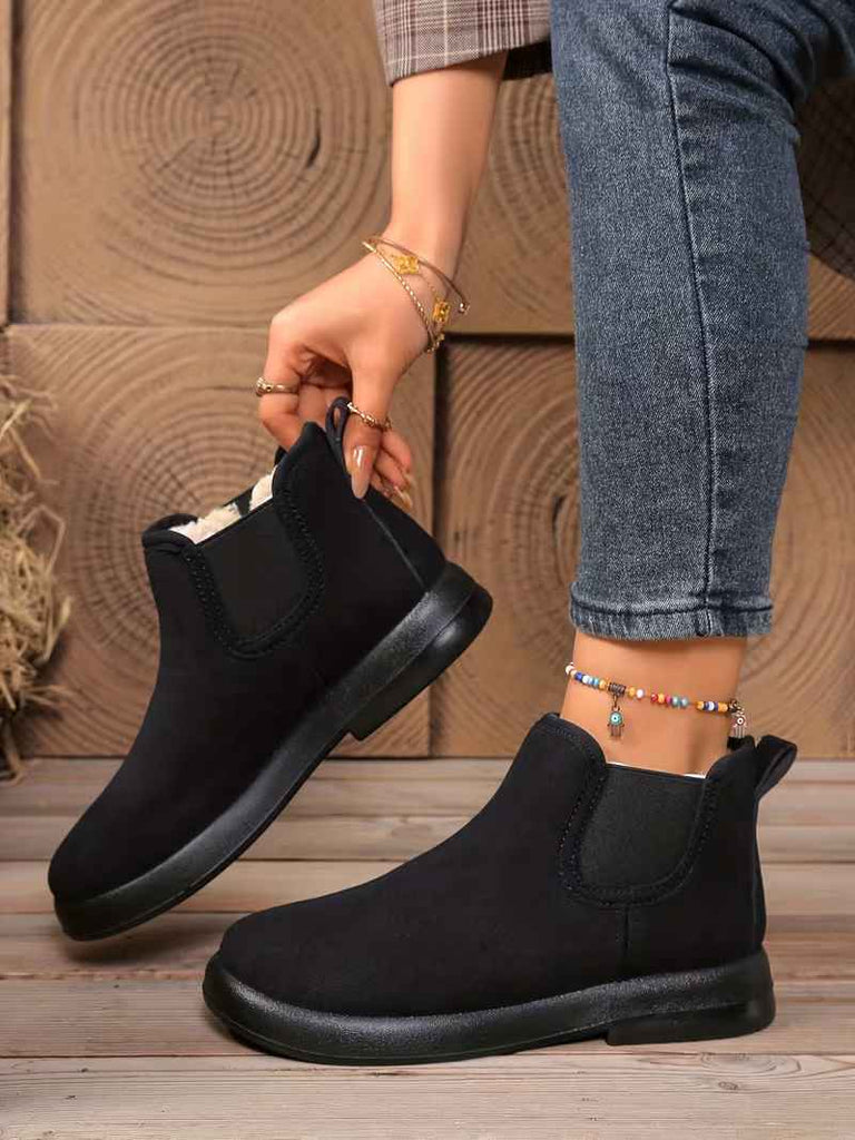Women’s Fleece-Lined Winter Ankle Boots
