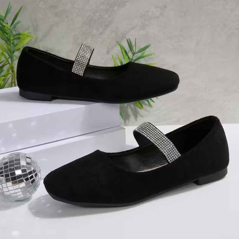 Women’s Minimalist Pointed-Toe Slip-On Everyday Shoes
