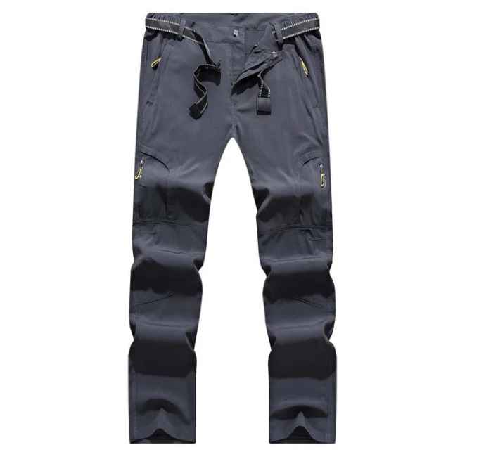 Men’s Lightweight Multi-Pocket Waterproof Hiking Trousers