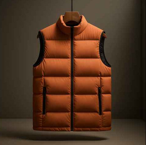 Men’s Padded Technical Zip-Pocket Layering Vest
