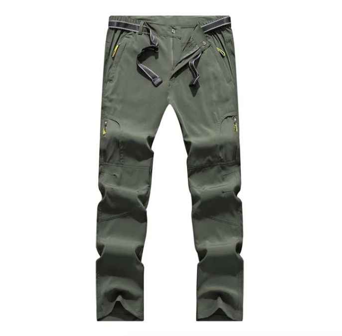 Men’s Lightweight Multi-Pocket Waterproof Hiking Trousers