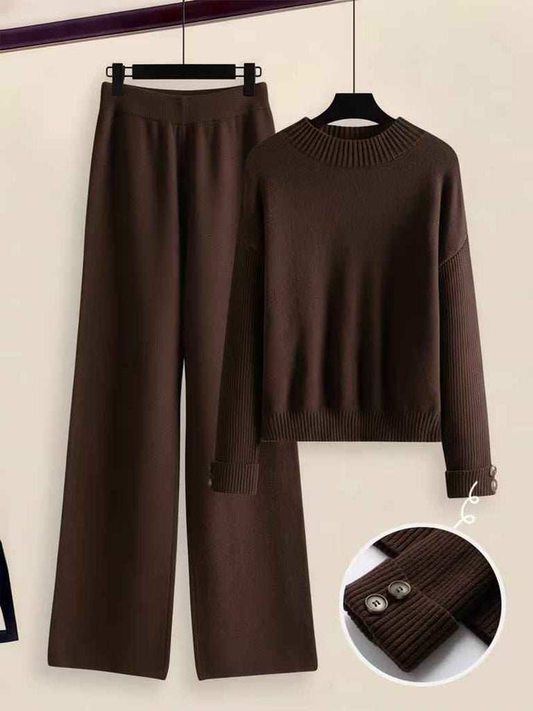 Women’s Side-Stripe Knit Lounge Co-Ord Set