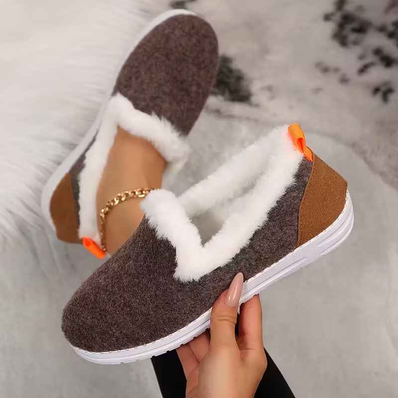 Women’s Cosy Plush-Lined Winter Penny Loafers