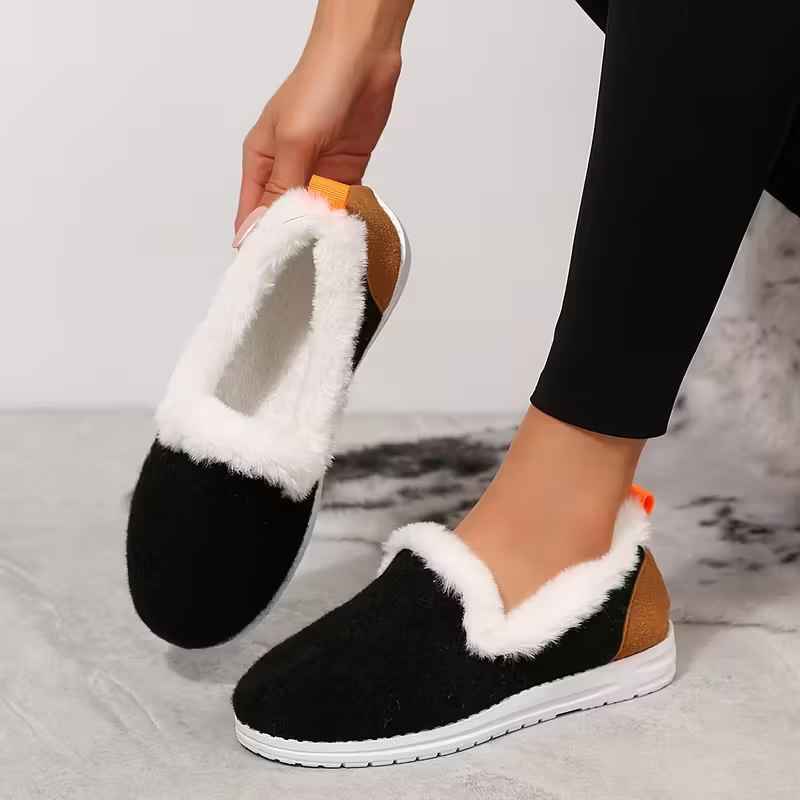 Women’s Cosy Plush-Lined Winter Penny Loafers