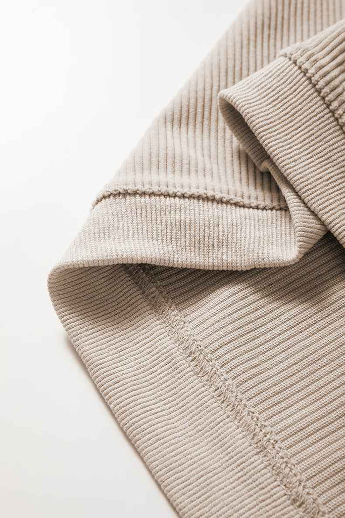 Women’s Sequin Turkey Graphic Corded Oversized Thanksgiving Sweatshirt