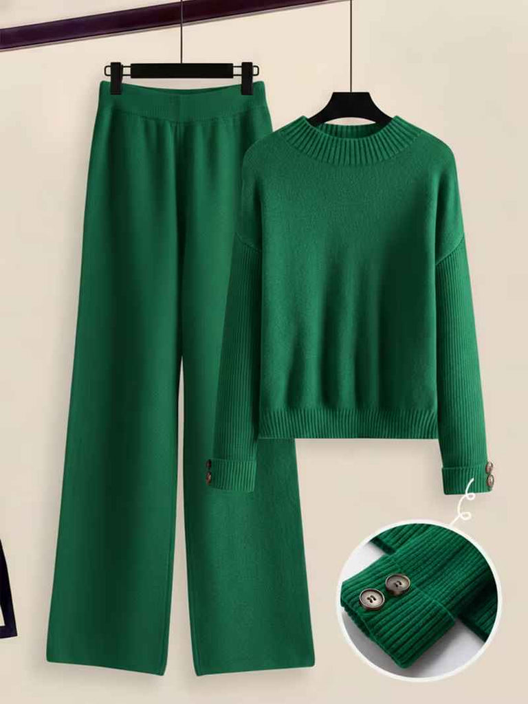 Women’s Side-Stripe Knit Lounge Co-Ord Set