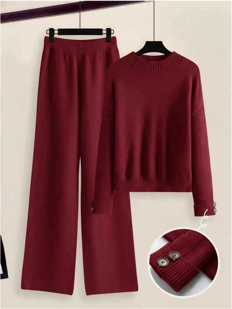 Women’s Side-Stripe Knit Lounge Co-Ord Set