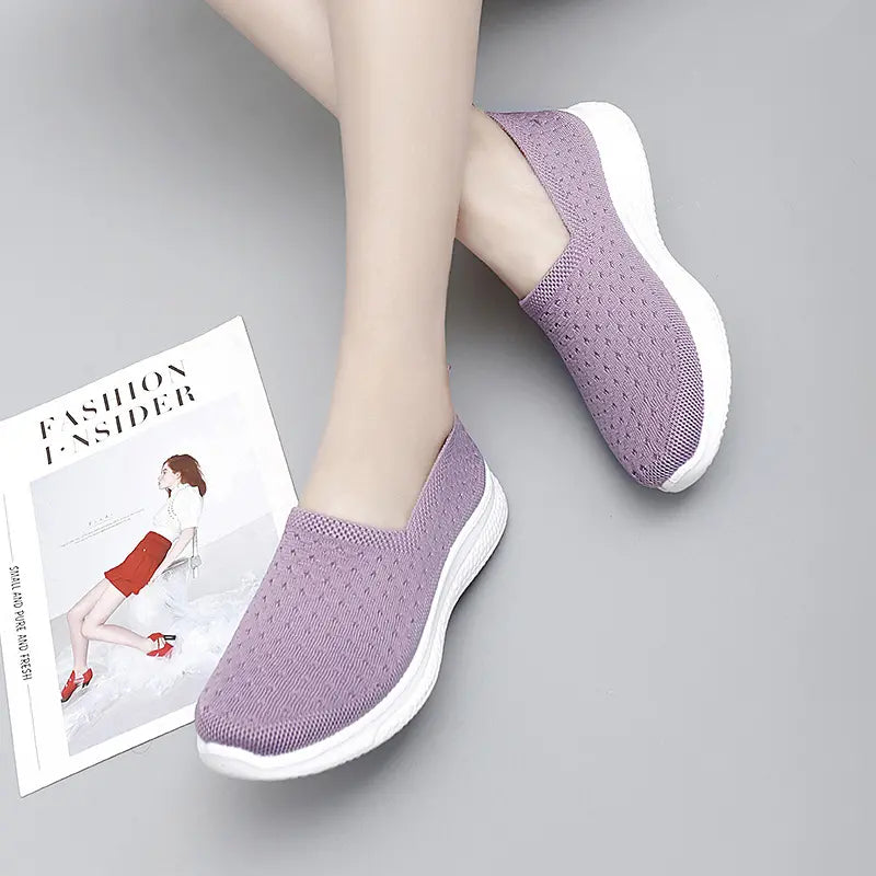 Breathable Mesh Loafers for Women