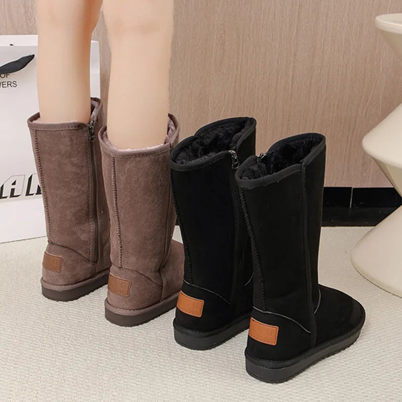 Women’s Plush-Lined Thick Sole Winter Snow Boots