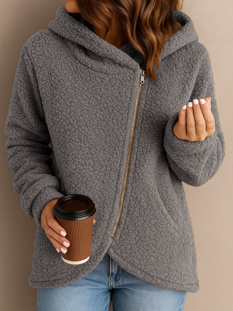 Women’s Winter Cotton Zip Hoodie