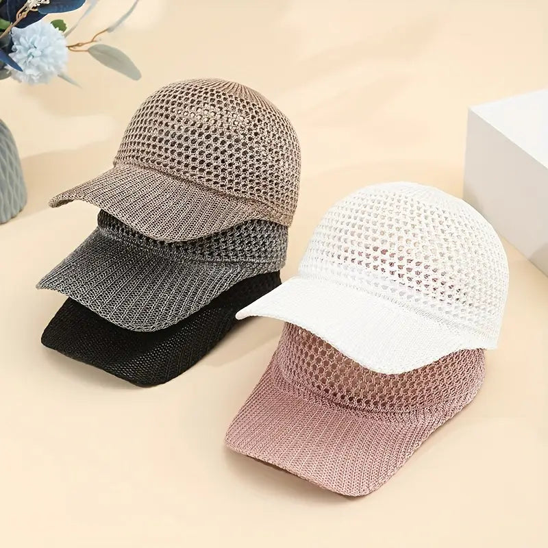 Breathable Mesh Baseball Cap - Unisex Summer Hat