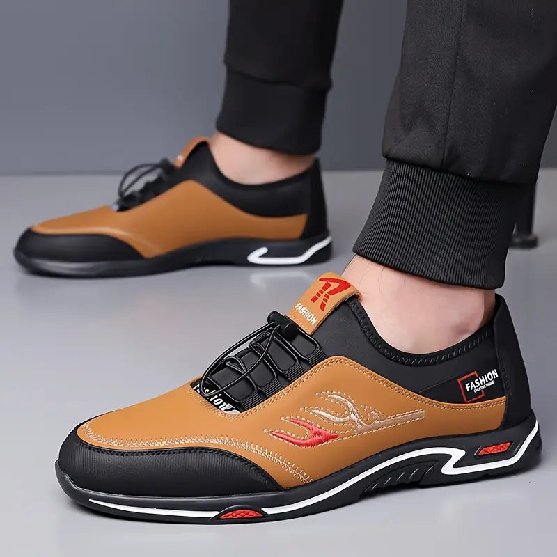 Men’s Lightweight Breathable Lace-Up Trainers