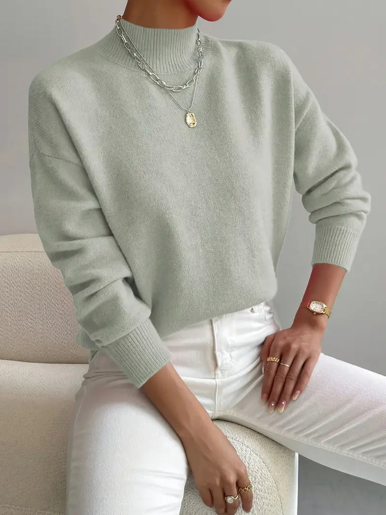 Women's Comfortable High Neck Sweater