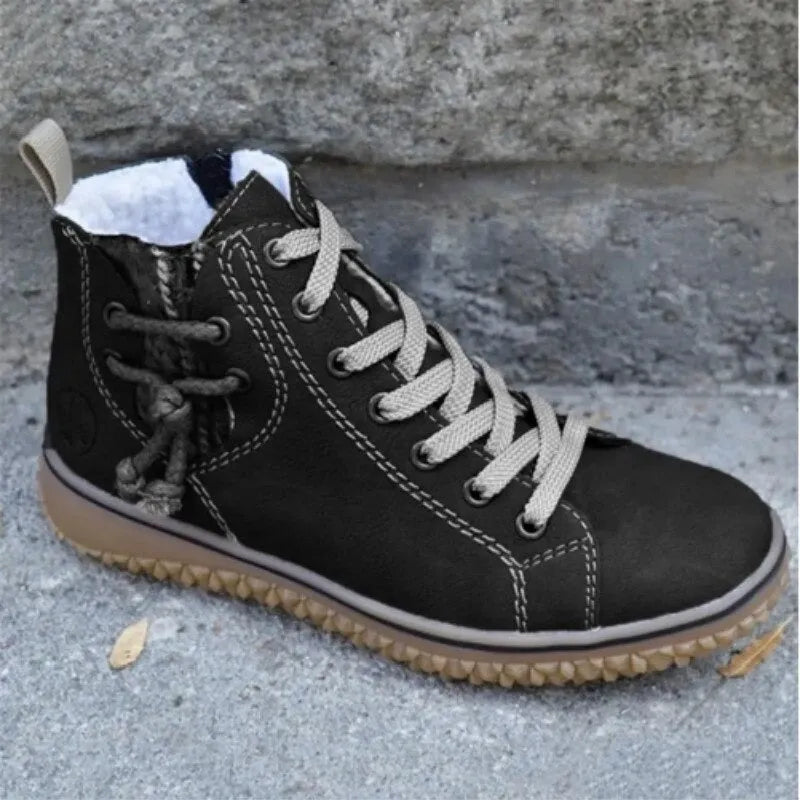 Women's waterproof orthopaedic ankle boots