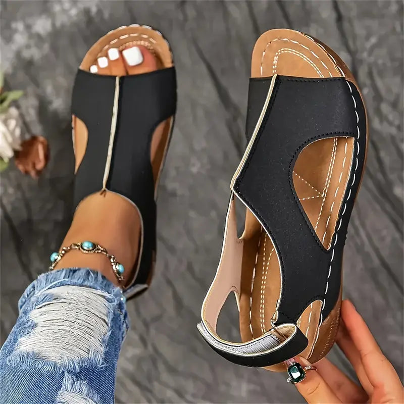 Women's Wedge Heeled Comfy Sandals