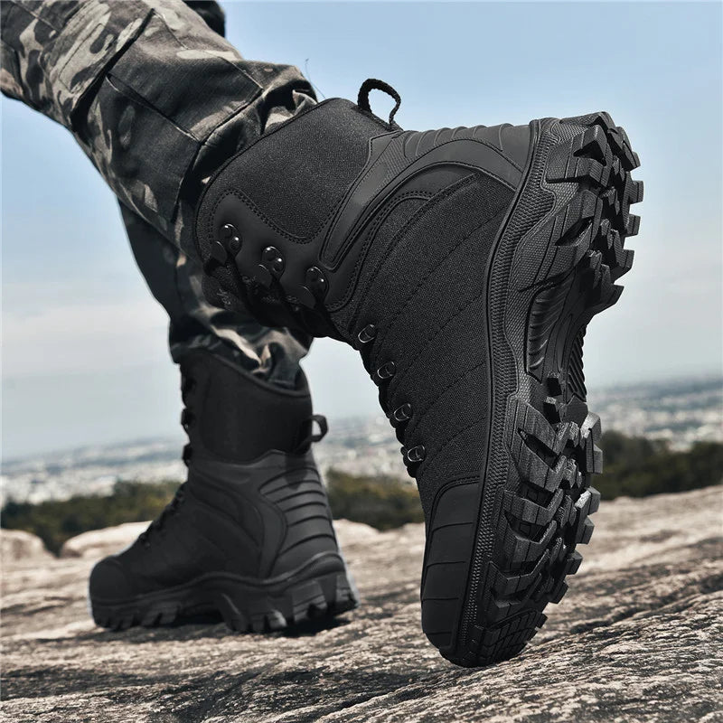 Men’s Waterproof Anti-Slip Tactical Work & Field Boots