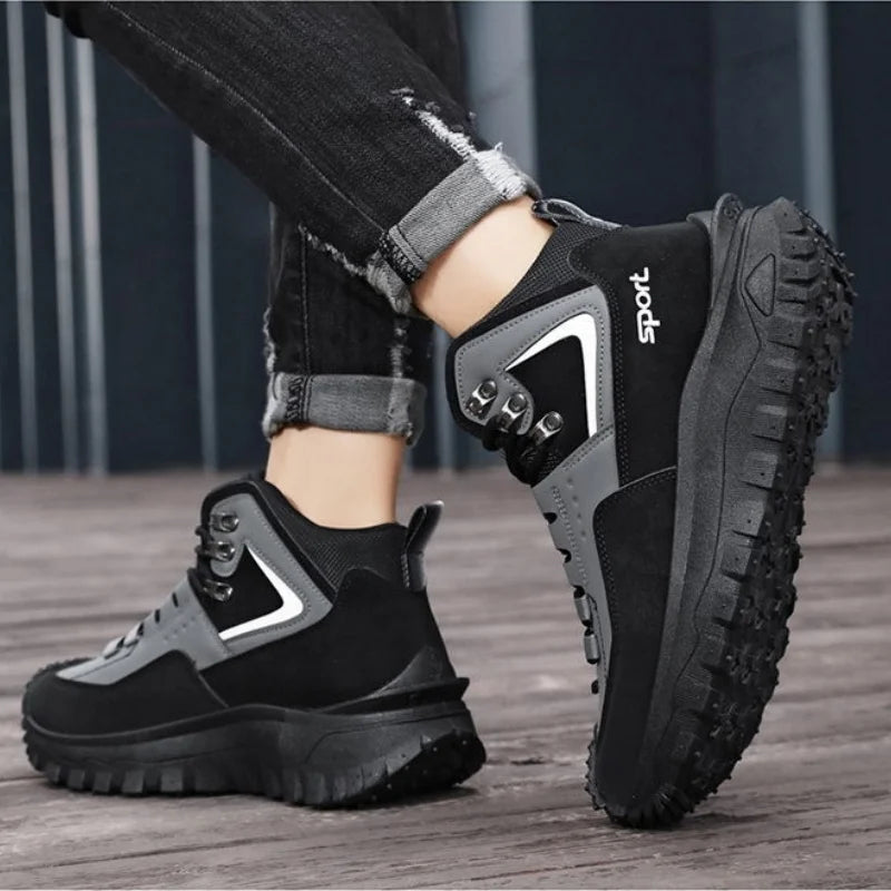 Men’s Heavy-Duty Waterproof Orthopaedic Hiking & Work Boots