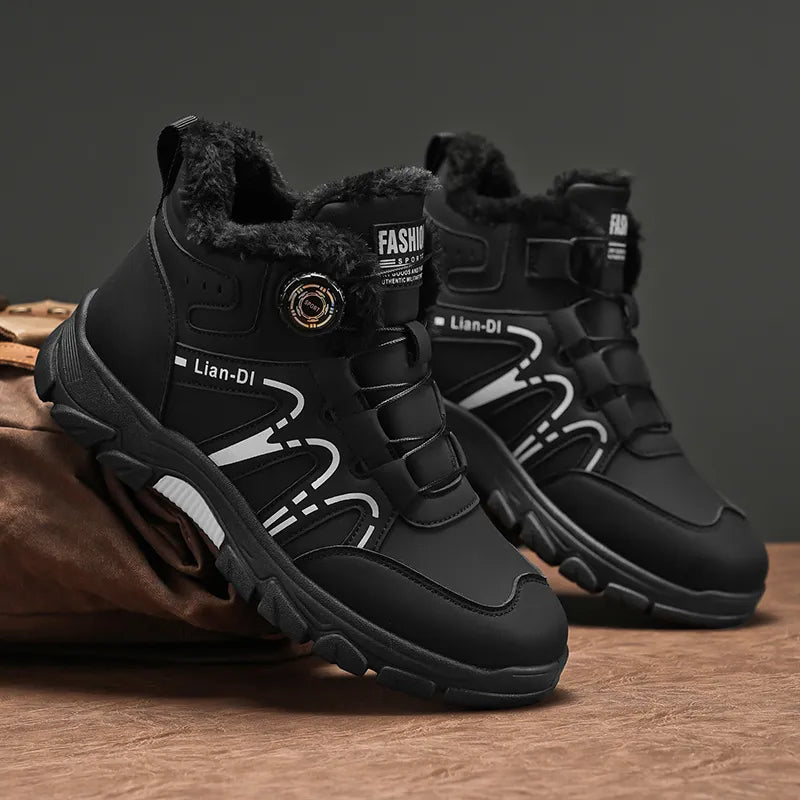 Men’s Waterproof Orthotic Grip Winter Work Trainers