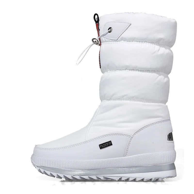 Women's Waterproof Mid-Calf Plush Boots