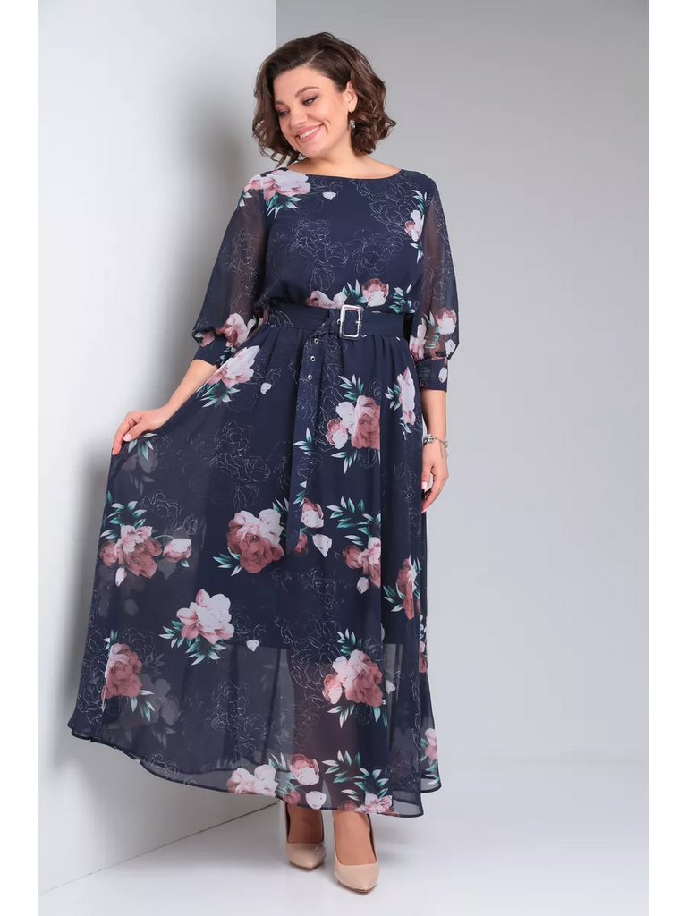 Elegant Floral Maxi Dress