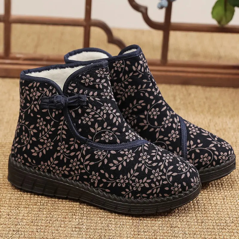 Floral Winter Boots