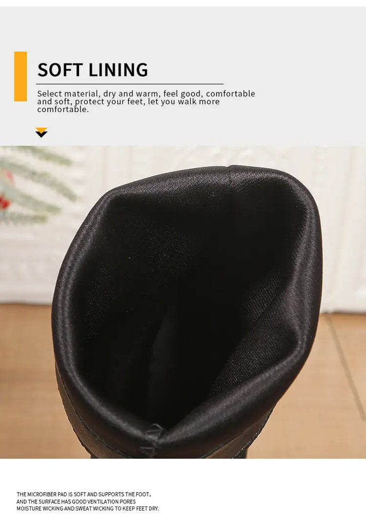 Women’s Soft Suede Look Mid Calf Slouch Boots