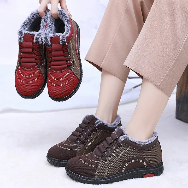Women’s Fleece-Lined Winter Comfort Cotton Shoes
