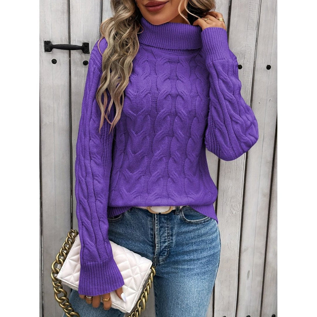 Knitted Turtleneck Sweater