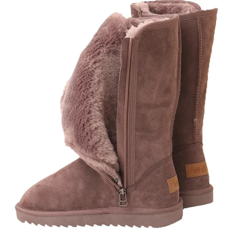 Women’s Plush-Lined Thick Sole Winter Snow Boots